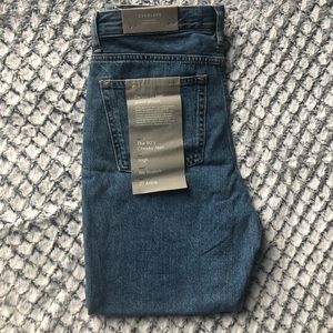 Everlane 90’s Cheeky Ankle Jeans in High Rise and with Button Fly- 27